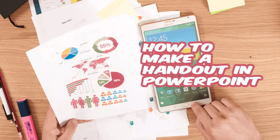 how to make a powerpoint handout