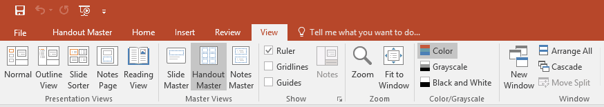 Navigate How to Make a Handout in PowerPoint