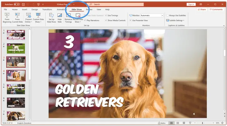 unhide a slide in powerpoint quick method
