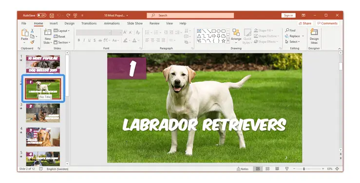 How to delete a slide in PowerPoint a single slide